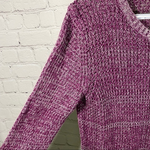 Ana A New Approach Purple Scoop Neck Sweater XL - Picture 4 of 9